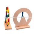 Hot Sale Claasic Child Clock brinquedos, Educational Kids Toys Relógio, Preschool Wooden Toys Clock